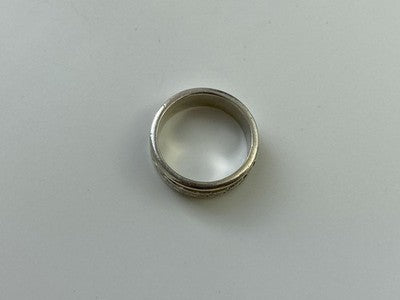 925 Sterling Silver Spinner Men'S Ring Size 12