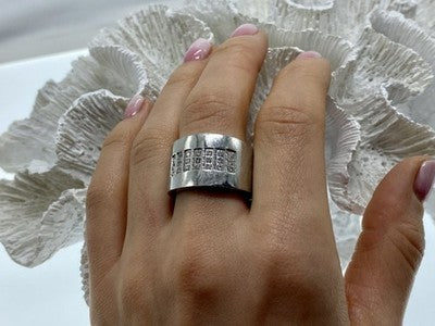 Stainless Steel Ring With CZ Size 11.5