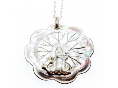 925 Sterling Silver Galiotis "Frog" Chain With Pendant