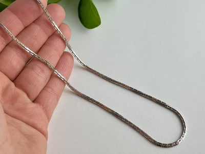925 Sterling Silver Chain Necklace 16.5 in