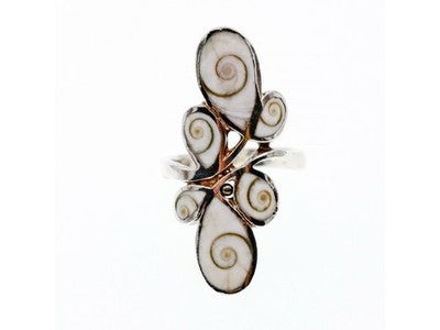 Vintage 925 Sterling Silver Jasper Ring Size 6.5