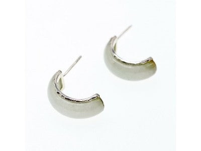 925 Sterling Silver Nephrite Stud Earrings