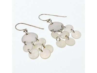 925 Sterling Silver Mother OF Pearl Earrings