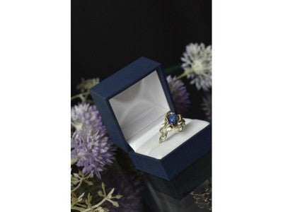 Vintage 925 Sterling Silver Sodalite Ring Size 10