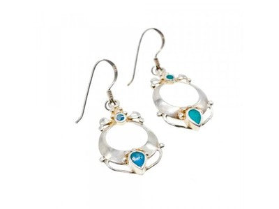 Handmade 925 Sterling Silver Turquoise Earrings