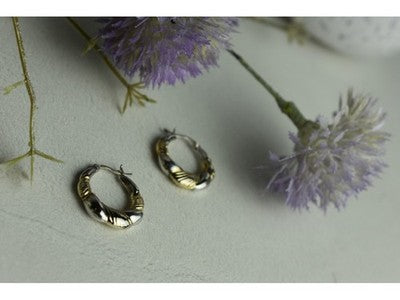 925 Sterling Silver Gold Plated Earrings