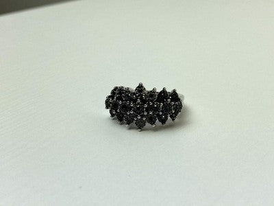 925 Sterling Silver Spinel Ring Size 8