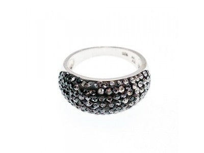 Beautiful 925 Sterling Silver CZ Ring Size 7