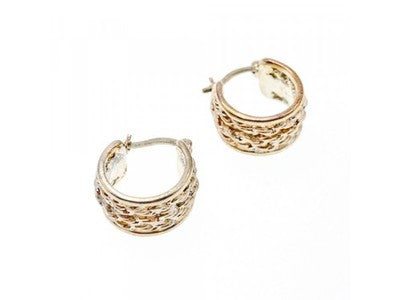 925 Sterling Silver Openwork Earrings