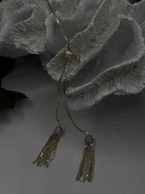 925 Sterling Silver Beautiful Necklace Chain with Charm Adjustable