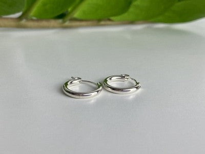 925 Sterling Silver Hoops Earrings