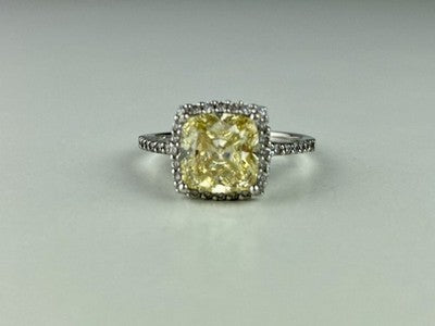 925 Sterling Silver CZ Ring Size 7