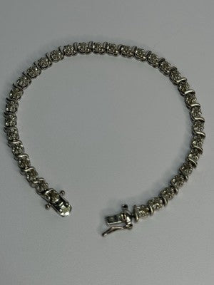 925 Sterling Silver Bracelet Length 7.5 Inch