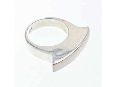 925 Sterling Silver Mother OF Pearl Ring Size 8.5