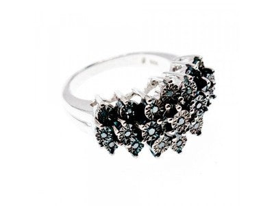 925 Sterling Silver Spinel Ring Size 8