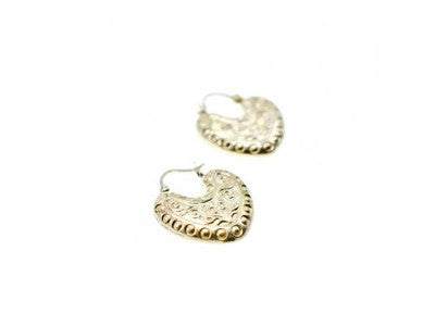 Vintage 925 Sterling Silver "Hearts" Earrings