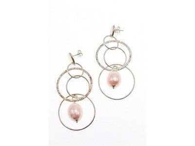 925 Sterling Silver Pearls Earrings