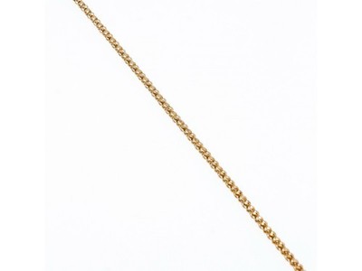 925 Sterling Silver Gold Plated Bracelet Italy Size 7.3 In