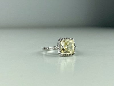 925 Sterling Silver CZ Ring Size 7