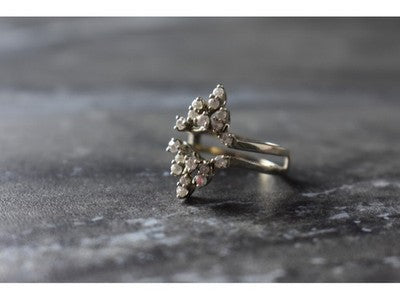 Designer's Ring with CZ Size 7.5