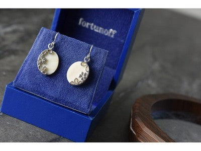925 Sterling Silver Mother OF Pearl Earrings