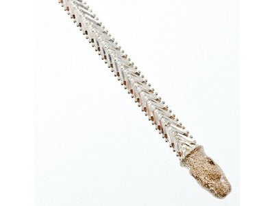 Milor 925 Sterling Silver "Panthers" Bracelet Italy