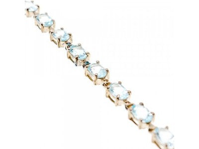 925 Sterling Silver Topaz Bracelet