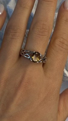 925 Sterling Silver Mystic Sunrise Topaz Ring Size 11.5