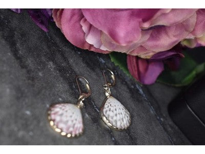 925 Sterling Silver Shells Earrings