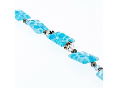 925 Sterling Silver Jewelry Glass Bracelet