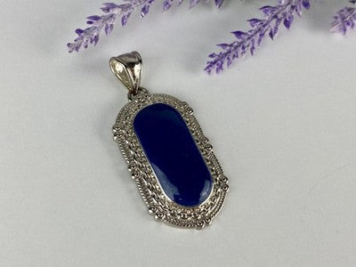 Pendant With Blue Agate
