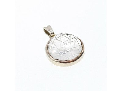 925 Sterling Silver Achroite ( White Tourmaline) Pendant