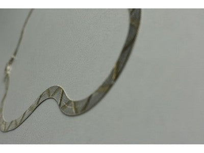 925 Sterling Silver with Gilding Necklace Italy Milor
