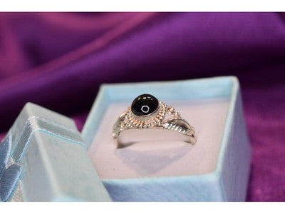 925 Sterling Silver Star Sapphire Ring Size 8