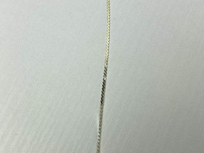 925 Sterling Silver CZ Chain With Pendant 925 Italy