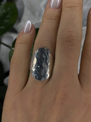 Minimalist 925 Sterling Silver Ring Size 8