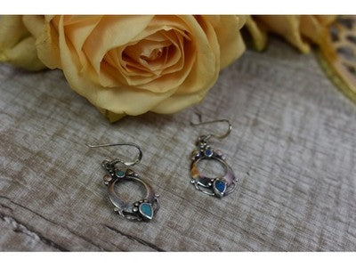 Handmade 925 Sterling Silver Turquoise Earrings