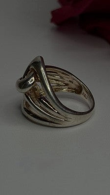 Unique Design 925 Sterling Silver Ring Size 7