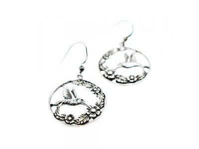 Vintage 925 Sterling Silver "Calibri" Earrings