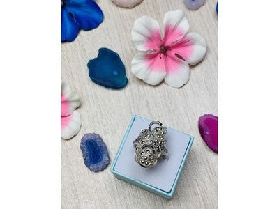 925 Sterling Silver Marcasites Ring Size 7.5