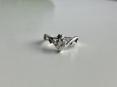 925 Sterling Silver CZ Ring Size 5.5