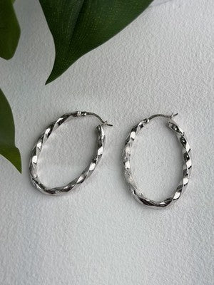 Lovely Design 925 Sterling Silver Earrings