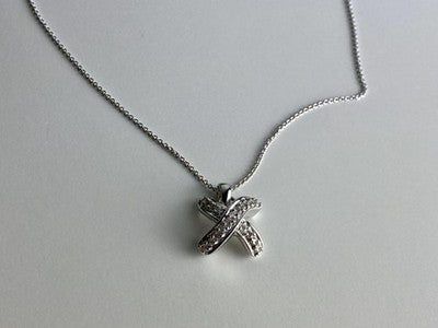 925 Sterling Silver CZ Chain With Pendant