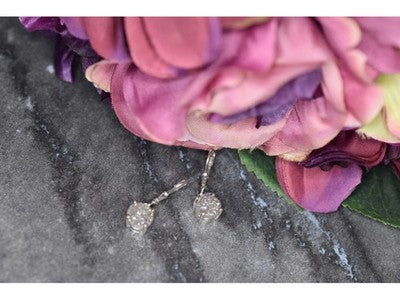 925 Sterling Silver Pyrite Earrings