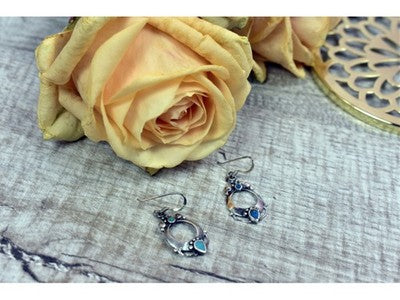 Handmade 925 Sterling Silver Turquoise Earrings