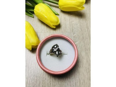 925 Sterling Silver "Seahorse" Ring Size 5.5