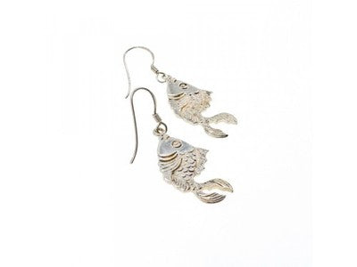 925 Sterling Silver "Fishes" Earrings