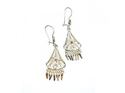 Vintage 925 Sterling Silver Earrings