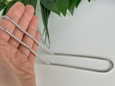 925 Sterling Silver Chain Italy Milor 23.6 in
