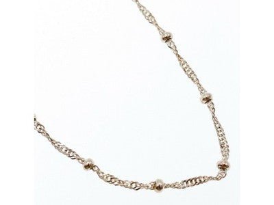 925 Sterling Silver Necklace Italy 29.9 in